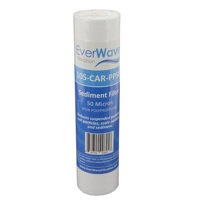 10" EverWave PP Spun Fiber Slim Cartridge - 50 Micron