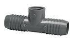 1-1/4" x 1-1/4" x 3/4" PVC Combination Insert Tee