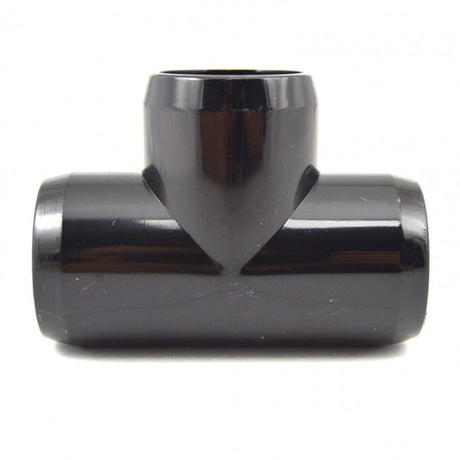 2" PVC Tee Furniture Grade - Black