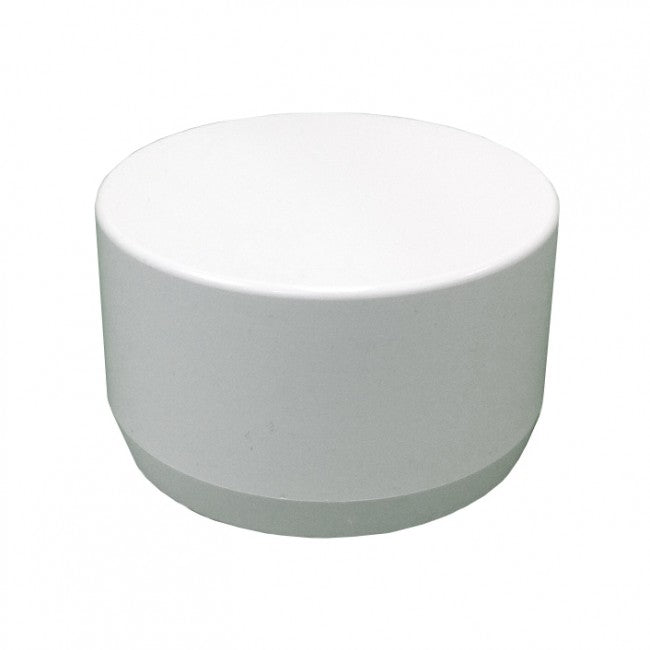 2 Inch PVC Furniture Grade End Cap White