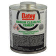 Oatey Medium Clear PVC Cement - Quart (31020)