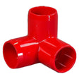 Red 3/4" Furniture Fitting 3-way (FF-3W-007-RED)