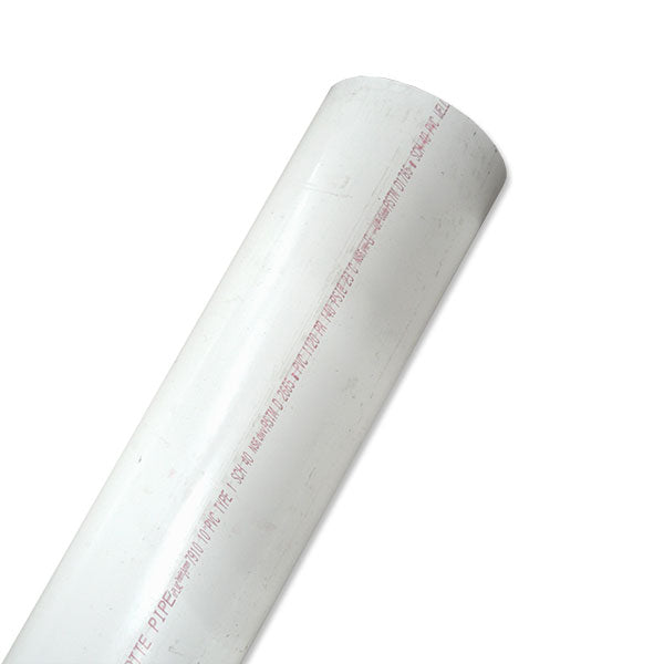 10" Schedule 40 PVC Pipe - White
