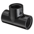 1-1/2" Black Sch 40 PVC Tee Fipt 405-015B