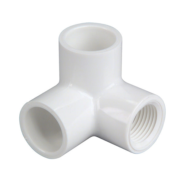3/4" x 1/2" Schedule 40 90-Degree Side Outlet Elbow Slip x Slip x FPT (414-101)