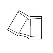 6" Sch 40 PVC 30 Elbow Soc 415-060F (Fabricated Fitting)
