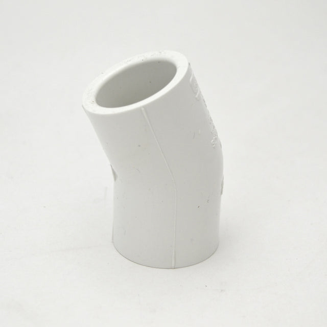 3/4" schedule 40 pvc 22-1/2 elbow fitting