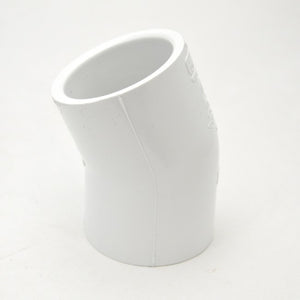 1-1/2" schedule 40 pvc 22-1/2 elbow fitting - 416-015