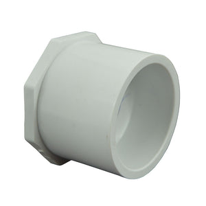 2-1/2" x 3/4" Sch 40 PVC Reducer Bushing Flush Style 