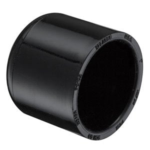 6" Black Sch 40 PVC Cap - Socket 447-060B