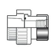 PVC Special Reinforced Union with Buna O-ring Seal