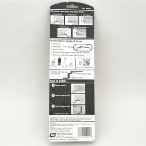 chromel toilet handle and lever back