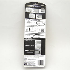 brushed nickel toilet handle back