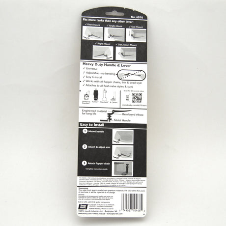 brushed nickel toilet handle back