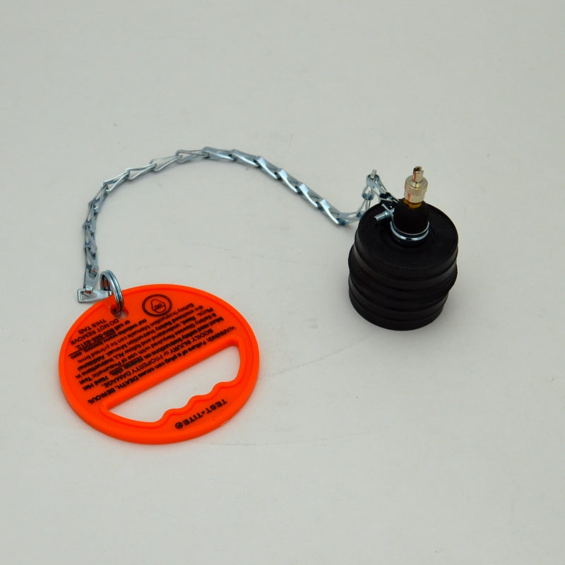 2" pipe test plug with chain and handle