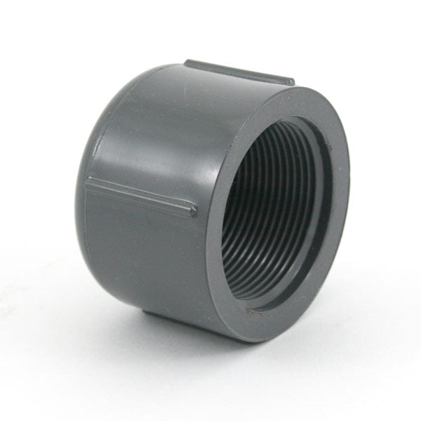 1-1/2" Schedule 80 PVC FPT Cap 848-015