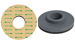 Flowline Flowline Adhesive Tank Fitting LM53-4855 - PVC, Adhesive Mount