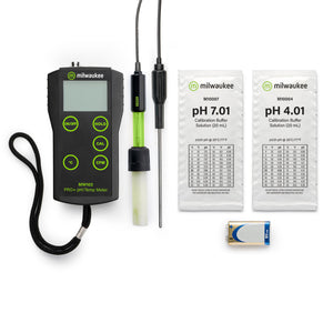 Milwaukee Instruments MW102 PRO+ 2-in-1 pH and Temperature Meter with ATC