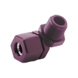 5/8" x 1/2" Fast & Tite&#174; Black Polypropylene 90&#176; Elbow, Tube x MPT, Nitrile O-Ring, Ferrule Nut