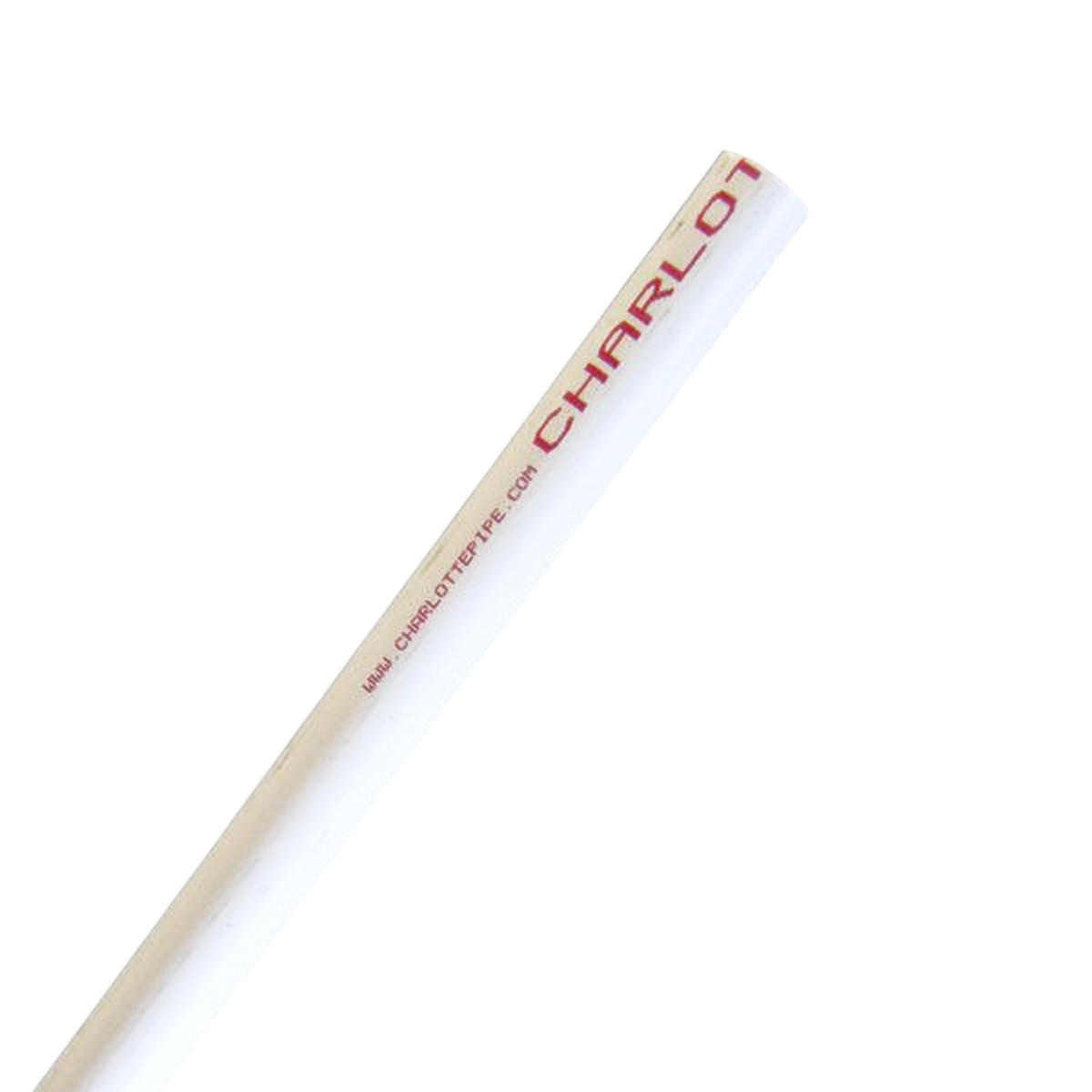1/2" Schedule 40 White PVC Pipe 4004-005AB - 5ft