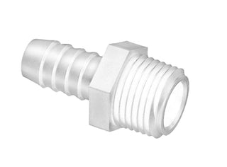 Collection Image for - 1/2” MNPT x 1/2” Nylon Hose Barb Insert Adapter