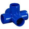  Blue 3/4" Furniture Fitting 5-way (FF-5W-007-BLUE)