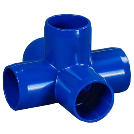  Blue 3/4" Furniture Fitting 5-way (FF-5W-007-BLUE)