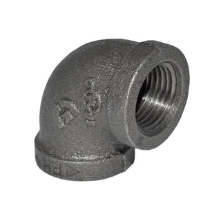 Collection Image for - 1/2" Black Malleable Iron 90 Elbow