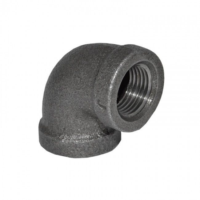 1" #300 Xh Black Malleable Iron 90 Elbow (20306)