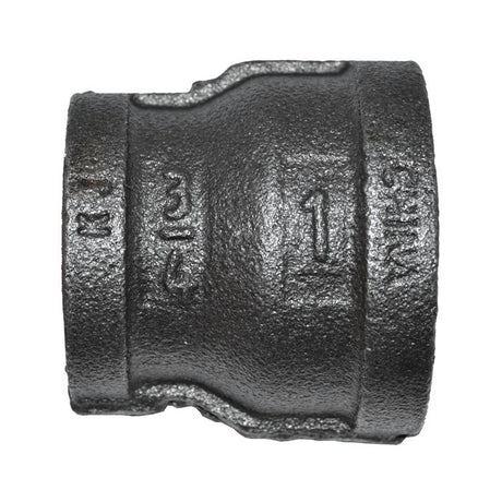 1" x 3/4" Black Malleable Iron Reducer Coupling