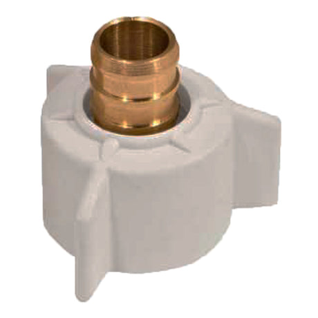 1/2" PEX x 7/8" BC Adapter Lead Free Brass (39205)
