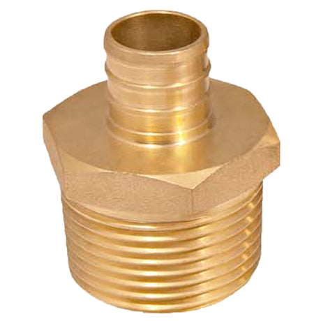 3/4" PEX x 1/2" MIPS Adap Lead Free Brass (39823)
