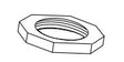 1/8" Black Malleable Iron Lock-Nut (35695)