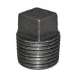 5" Black Malleable Iron Plug (35613)