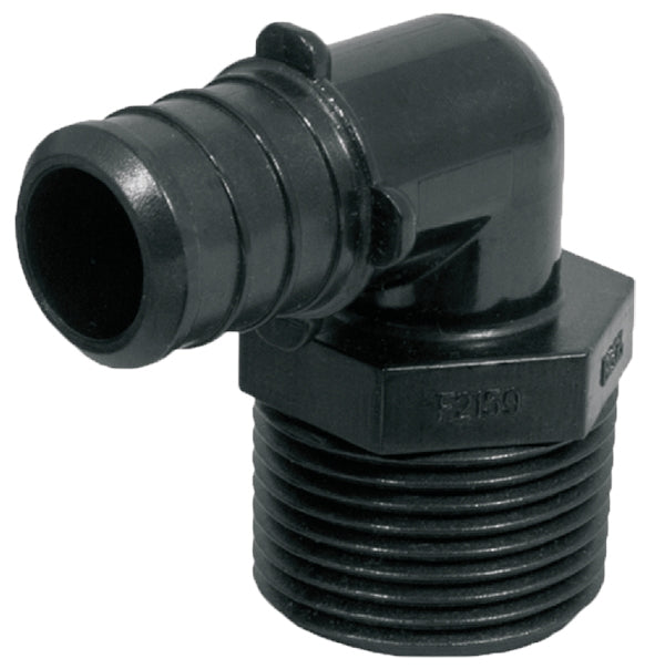 1/2" Poly-Alloy PEX x MIPS 90 Elbow (30364)