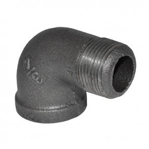 1-1/2" Black Malleable Iron Street 90 Elbow (Mf) (35378)