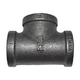 Collection Image for - 3/4" Black Malleable Iron Tee Fitting