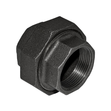 1-1/2" Black Iron Union - FPT x FPT