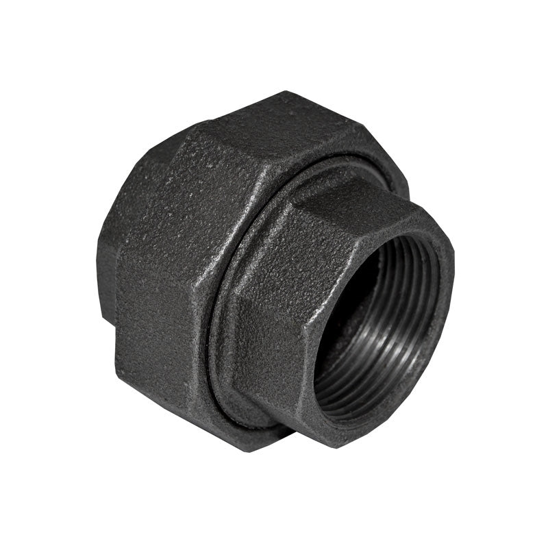 1-1/4" Black Iron Union - FPT x FPT