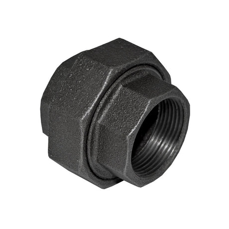 1-1/4" Black Iron Union - FPT x FPT