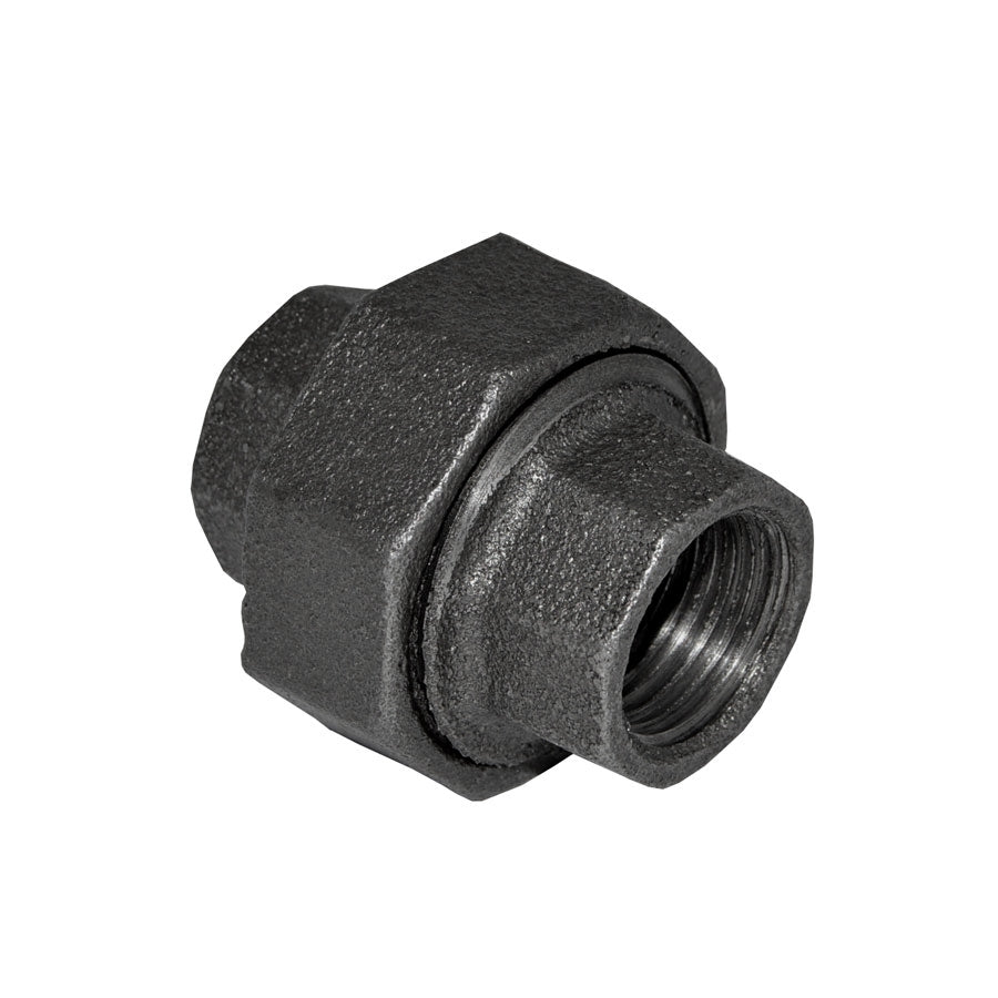 1/2" Black Iron Union - FPT x FPT