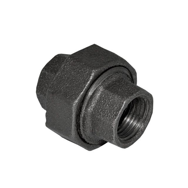1/2" Black Iron Union - FPT x FPT