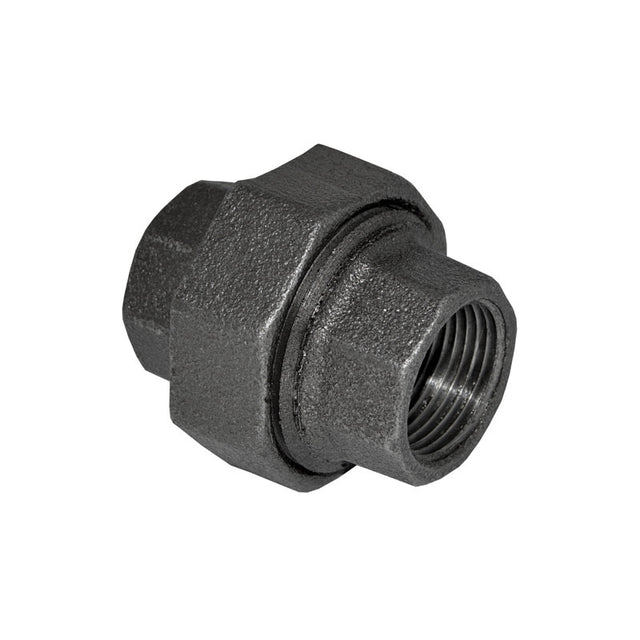 3/4" Black Iron Union - FPT x FPT