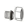 1/2" PEX x 3/4" LAV Adapters Lead Free Brass(39207)