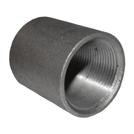 1-1/4" Black Malleable Iron Merchant Coupling