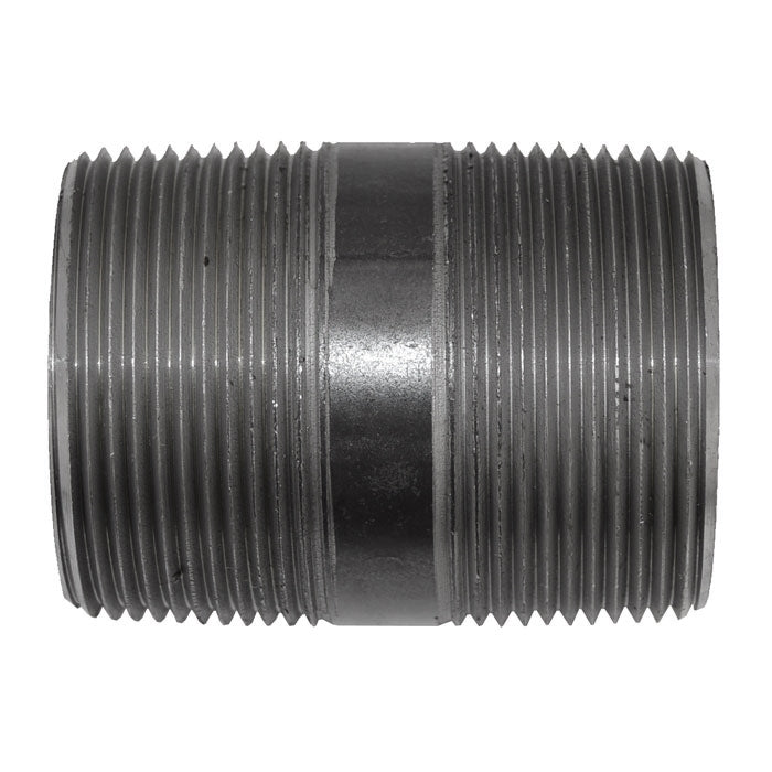 1-1/2" x 2-1/2" Black Malleable Iron Nipple