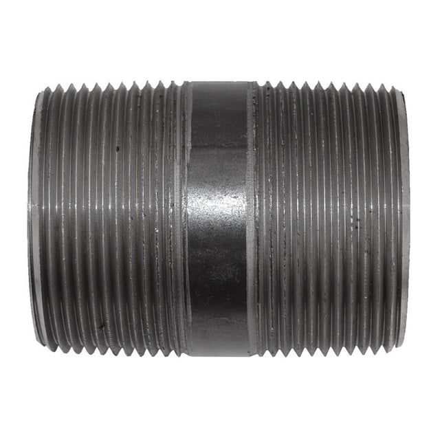 1-1/2" x 2-1/2" Black Malleable Iron Nipple