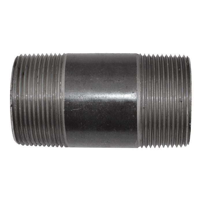 1-1/2" x 3-1/2" Black Malleable Iron Nipple