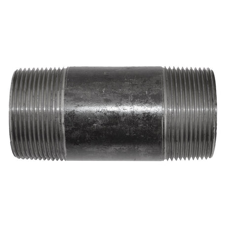1-1/2" x 4" Black Malleable Iron Nipple
