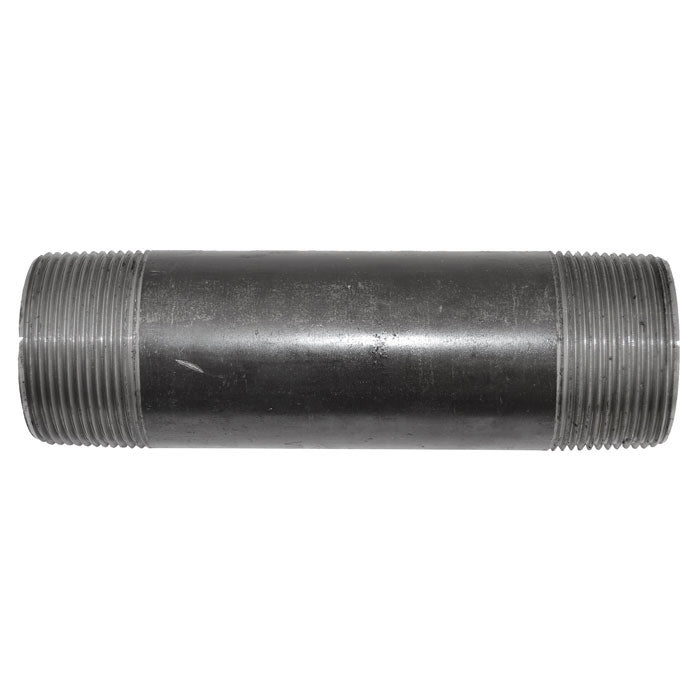 1-1/2" x 6" Black Malleable Iron Nipple